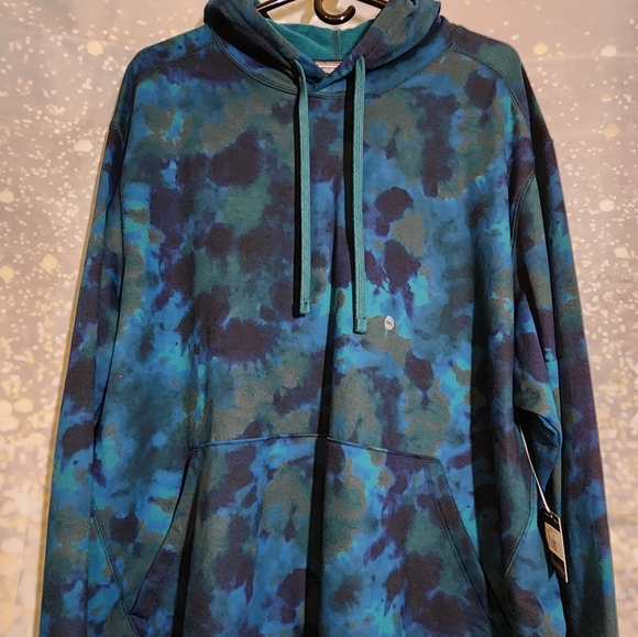Eddie Bauer Other - SSPC#04-NWT Eddie Bauer Mr Everyday Pull Over Fleece Hoodie - Peacock 2XL